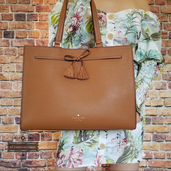 kate spade Handbags - Kate spade tote shoulder bag hayes ginger bread